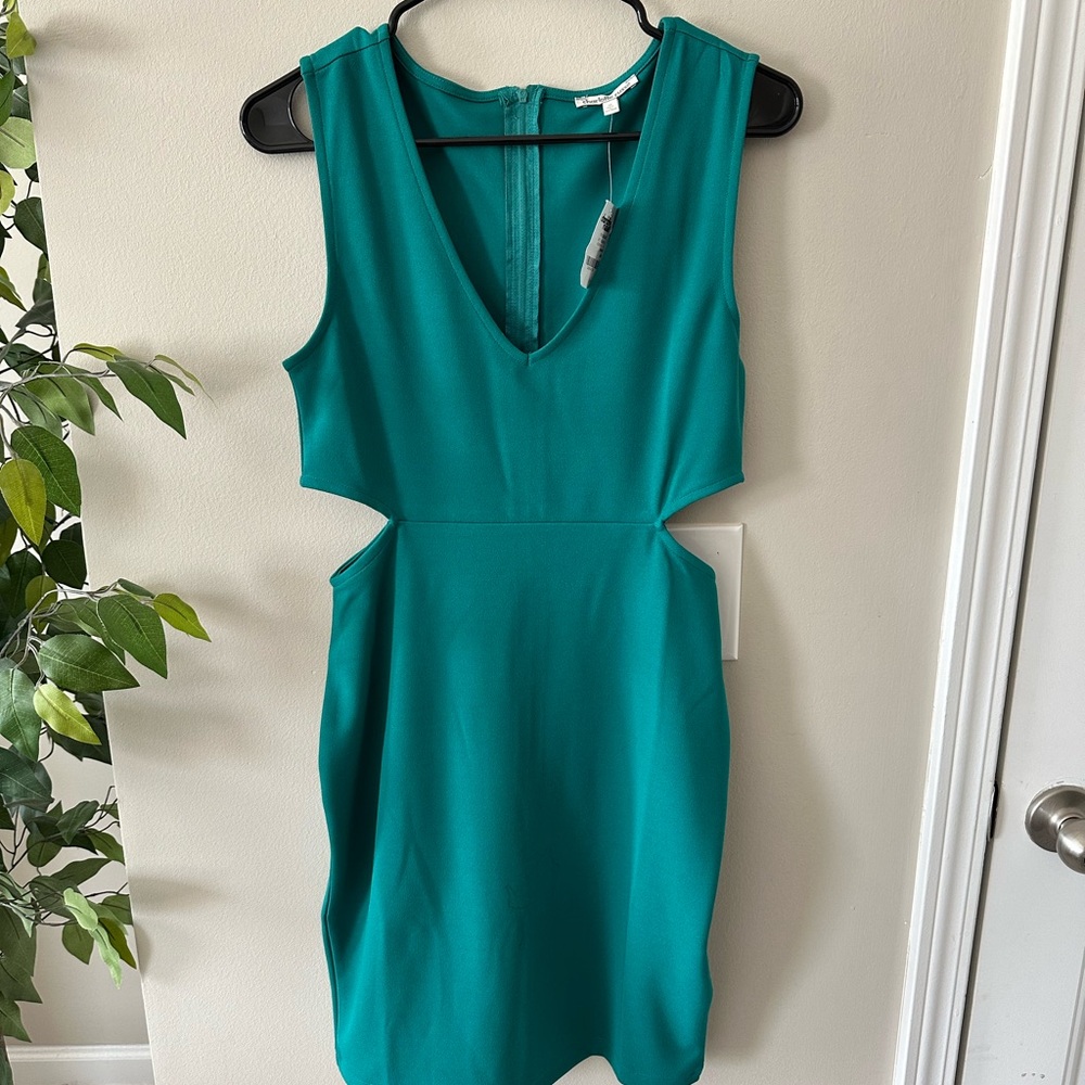 Teal Sleeveless Dress
